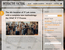 Tablet Screenshot of interactivefactual.net